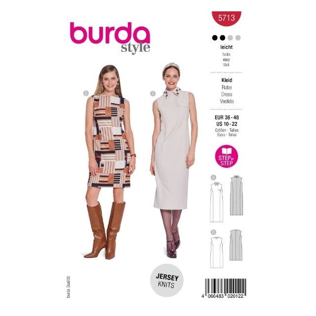 Patron Burda 5713 Robe