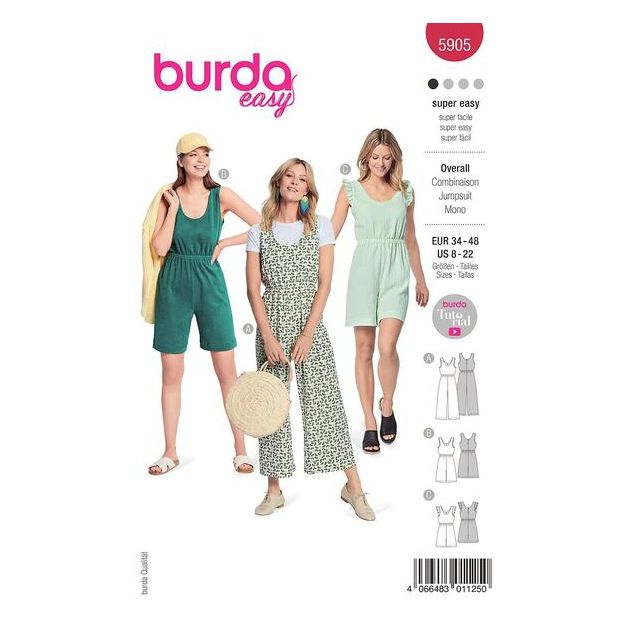 Patron Burda 5905 Combinaison