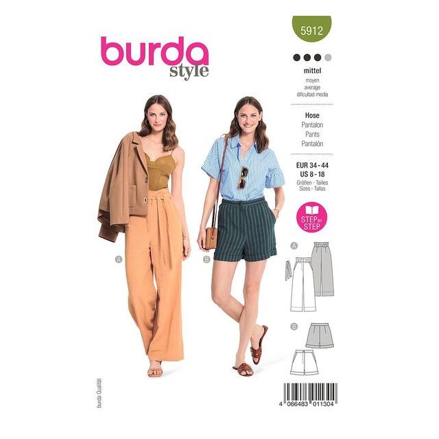 Patron Burda 5912 Pantalon