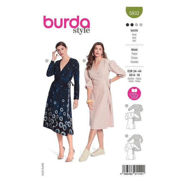 Patron Burda 5933 Robe