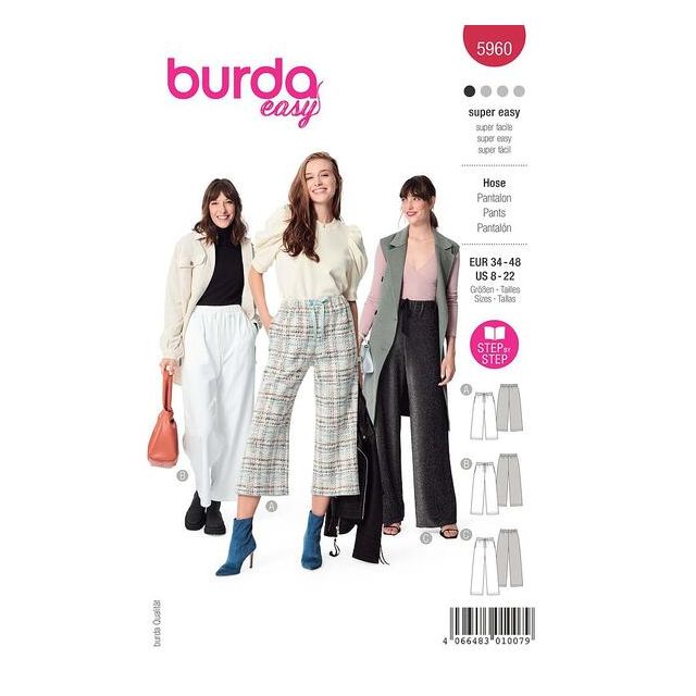 Patron Burda 5960 Pantalon