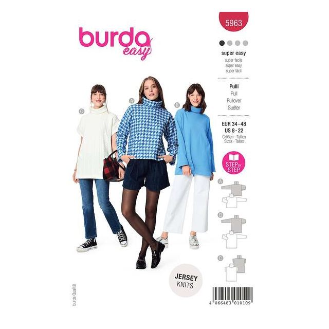 Patron Burda 5963 Pull