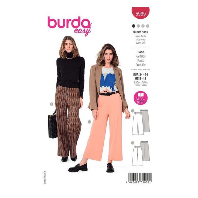 Patron Burda 5969 Pantalon