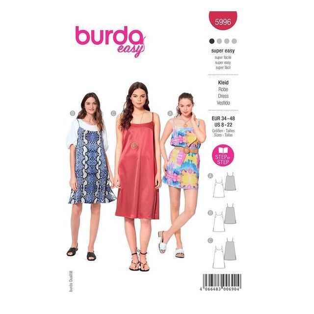 Patron Burda 5996 Robe