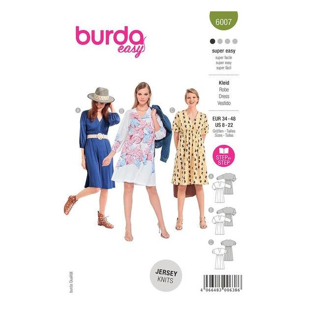 Patron Burda 6007 Robe