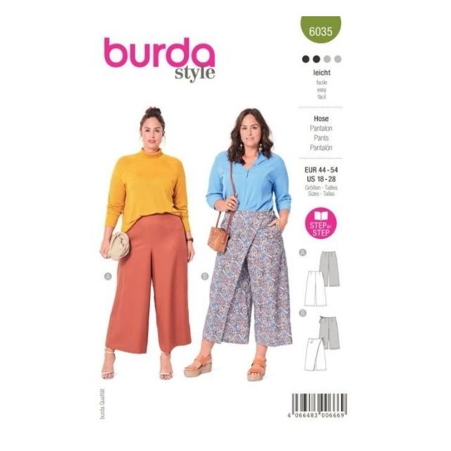 Patron Burda 6035 Pantalon