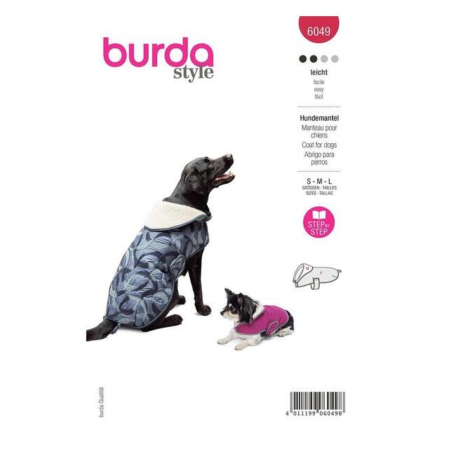 Patron Burda 6049 Manteau pour chiens