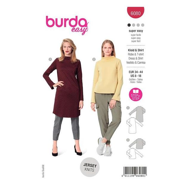 Patron Burda 6080 Robe & T-shirt