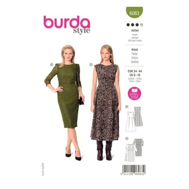 Patron Burda 6083 Robe