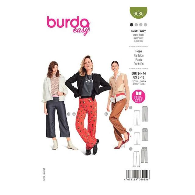 Patron Burda 6085 Pantalon