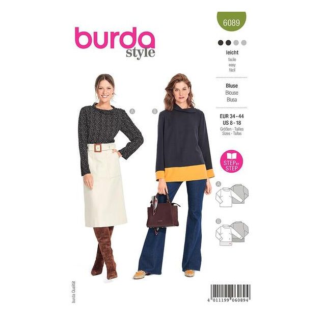 Patron Burda 6090 Veste