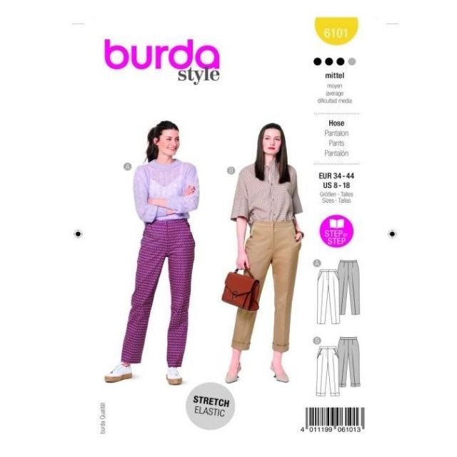 Patron Burda 6101 Pantalon