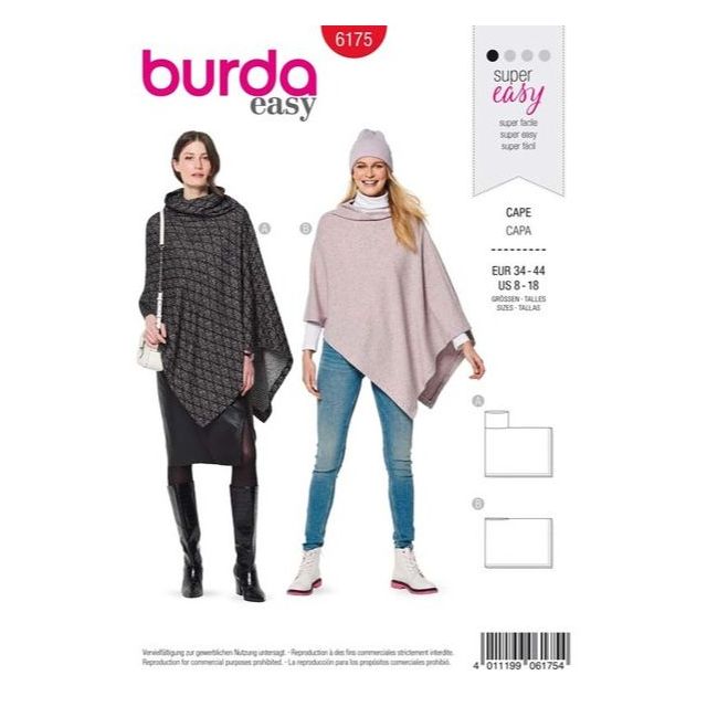 Patron Burda 6175 Cape