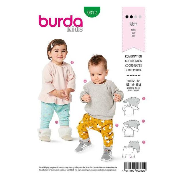 Patron Burda 9312 Ensemble