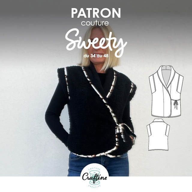 Patron Craftine Gilet Sweety