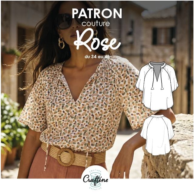 Patron Craftine Blouse Rose