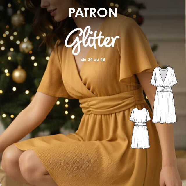 Patron Craftine Robe Glitter
