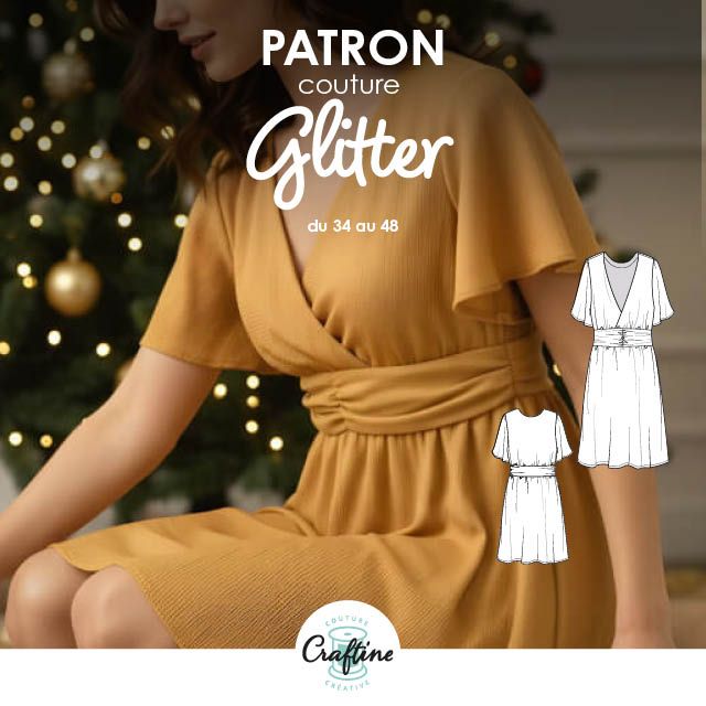 Patron Craftine Robe Glitter