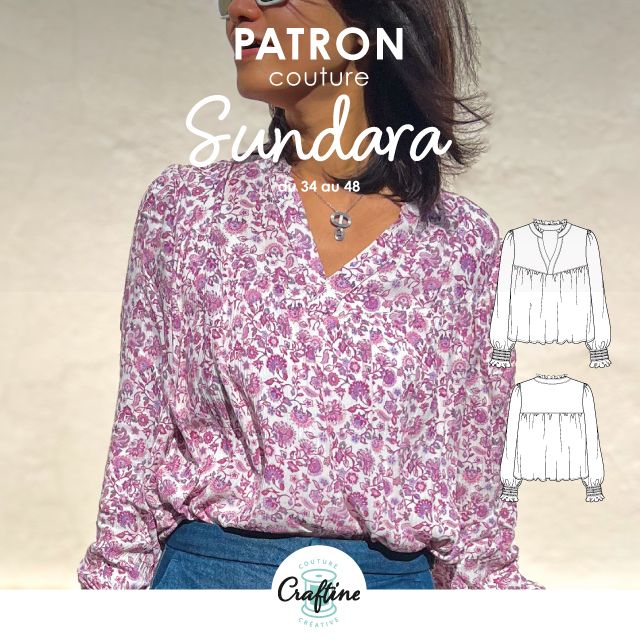 Patron Craftine Blouse Sundara