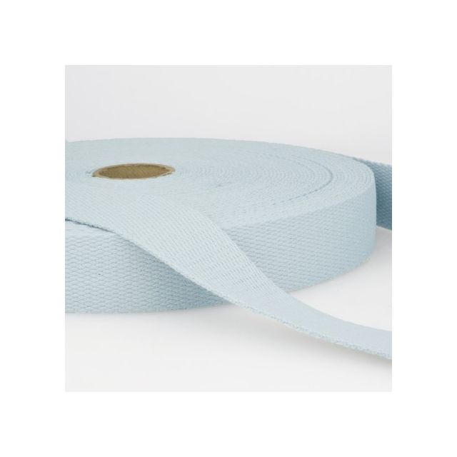 Sangle Coton 30 mm Ciel x1m