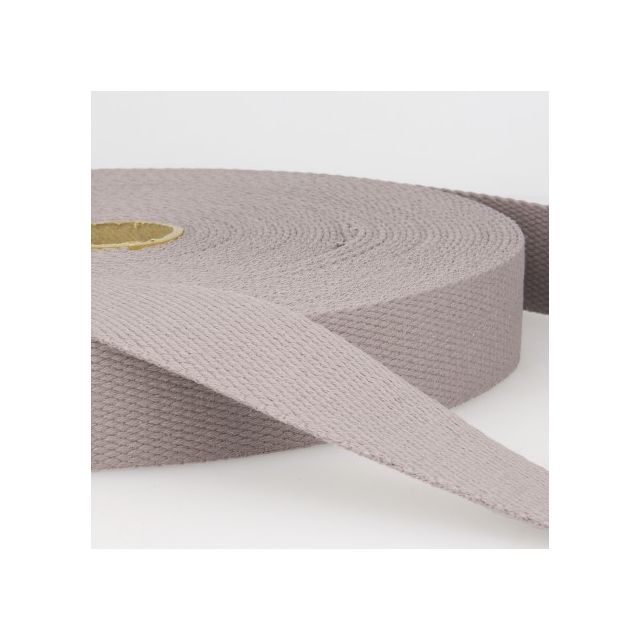 Sangle Coton 30 mm Gris Agate x1m