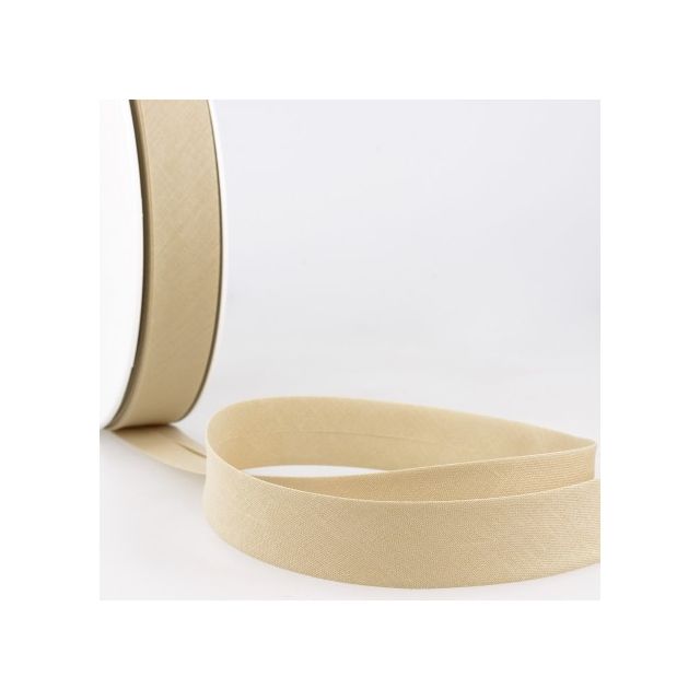 Biais replié tout textile 20 mm Aurore x1m