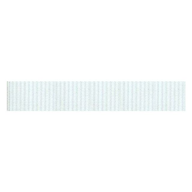 Elastique Plat Indémaillable 12 mm Blanc x1m