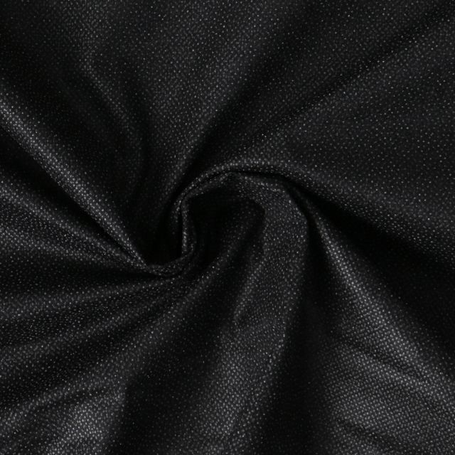 Entoilage  Thermocollant non tissé fine N40 Noir