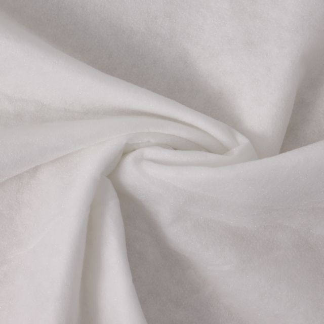 Molleton Thermocollant épais M131 Blanc