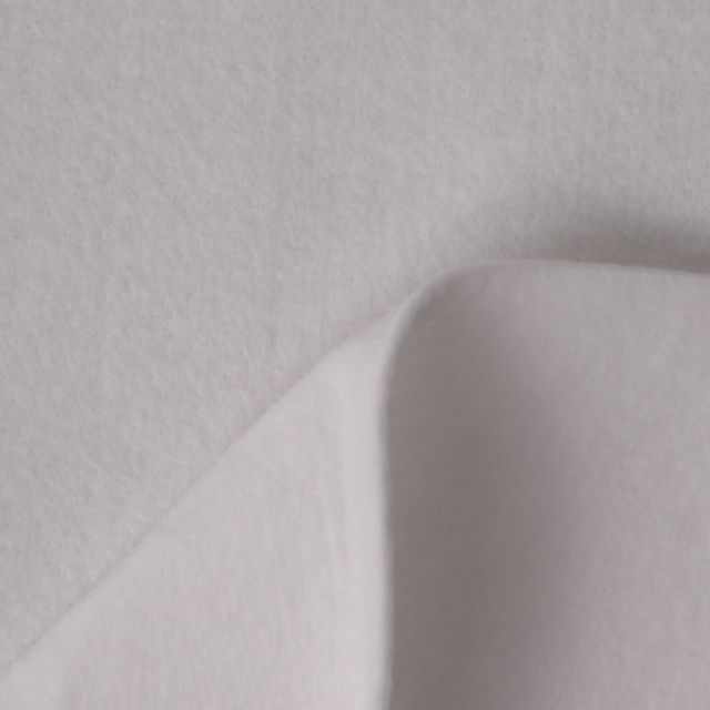 Molleton dense et rigide L350 Blanc