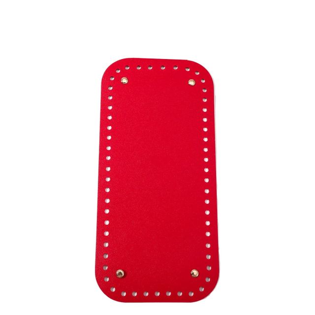 Fond de sac Simili cuir 12 x 25 cm Rouge
