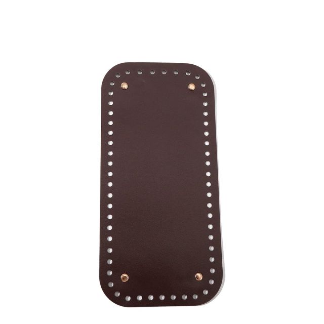 Fond de sac Simili cuir 12 x 25 cm Marron