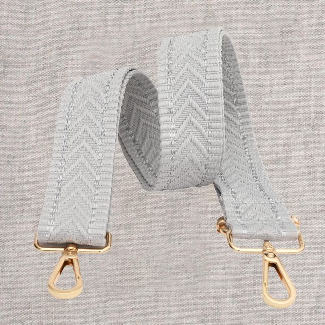 Sangle pour sac 40 mm Chevrons Gris x1