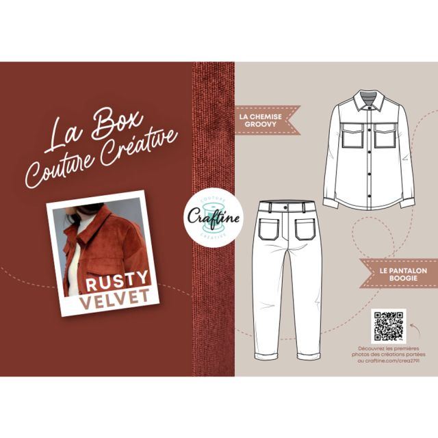 Craftine Box Rusty Velvet
