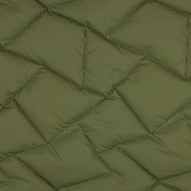 Tissu Doudoune matelassé Boréal uni Vert kaki