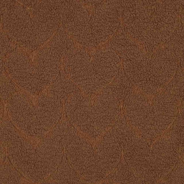 Tissu Fausse fourrure Mouton cœurs Miléna uni Brun