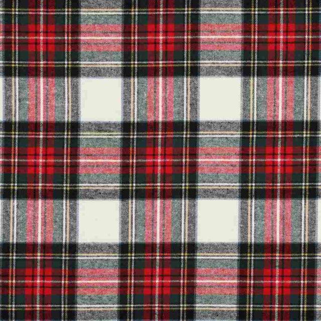 Tissu Tartan Ecossais Inverness touché laine léger Rouge