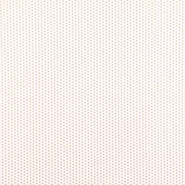 Tissu Coton Imprimé métallisé Frou-Frou Pois Scintillants dorés sur fond Ecru - Par 10 cm