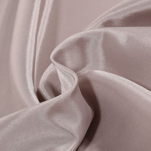 Tissu Doublure Pongé uni Gris galet