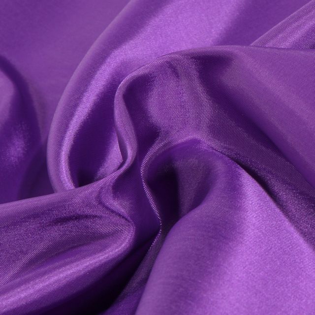 Tissu Doublure Pongé uni Violet