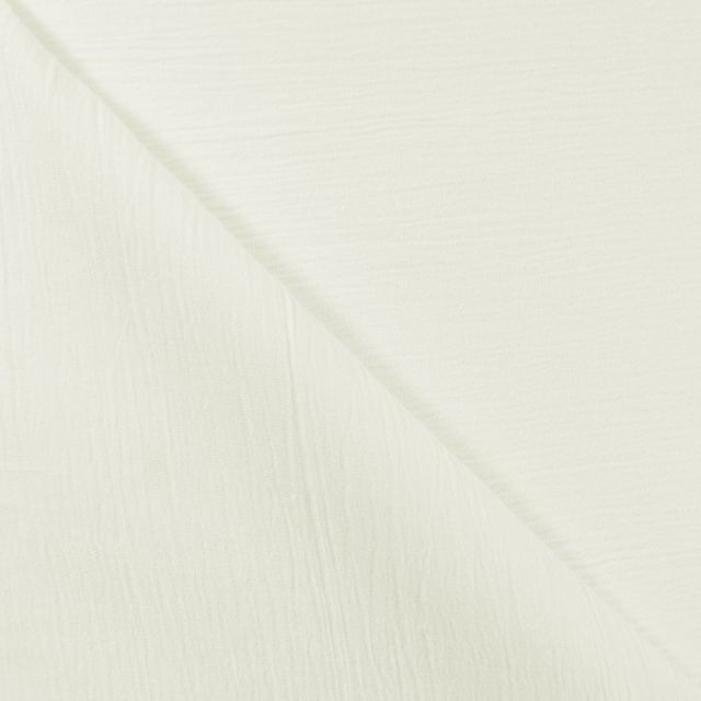 Tissu Crépon Ivoire x10cm