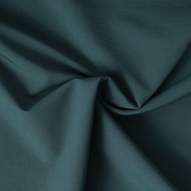 Tissu Crêpe Scuba extensible Nayeli uni Bleu canard