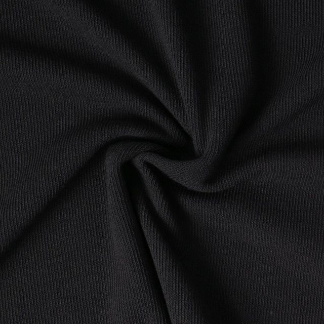 Tissu Maille légère Amaëlle uni Noir