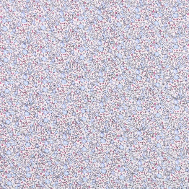 Tissu Liberty of London Eloise New Bleu lavande - Par 10 cm
