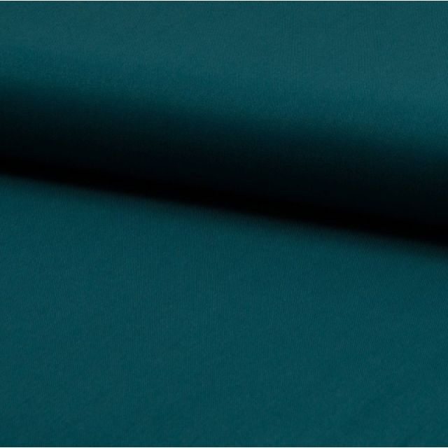 Coupon Tissu Viscose Twill uni Vert émeraude - Coupon de 380 cm