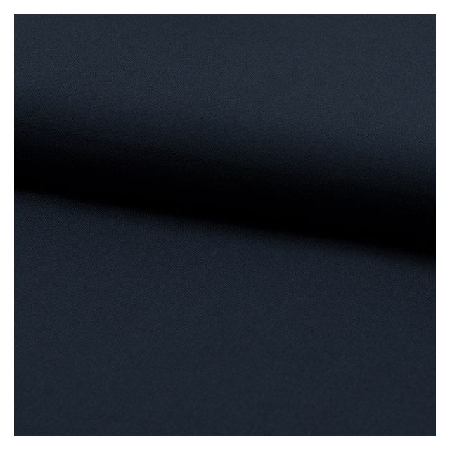 Tissu Viscose Twill  chiné Bleu marine - Par 10 cm