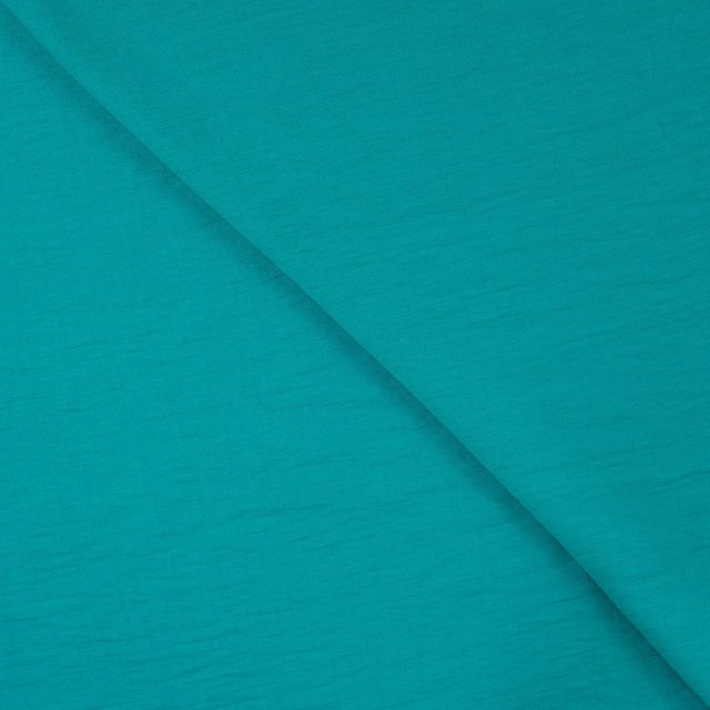 Tissu Viscose nylon uni Vert émeraude - Par 10 cm