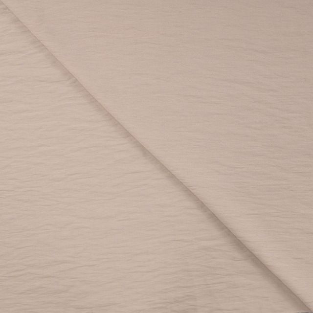 Tissu Viscose nylon uni Beige - Par 10 cm