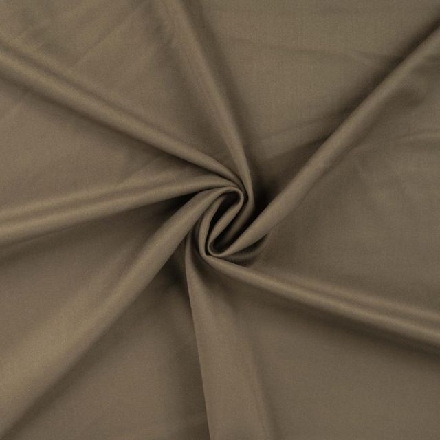 Tissu Gabardine Allegra légère extensible uni  Vert kaki