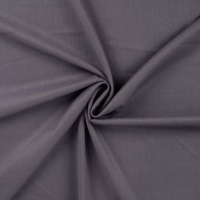 Tissu Gabardine Allegra légère extensible uni  Gris